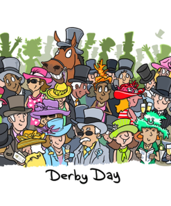 Derby Day Crowd