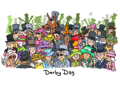 Derby Day Crowd