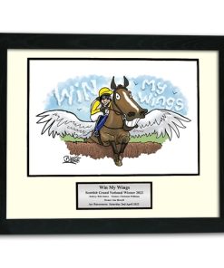 Win My Wings Personalised Framed Print