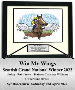 Win My Wings Personalised Framed Print