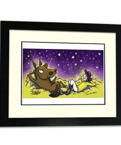 Black Framed Print 16x12